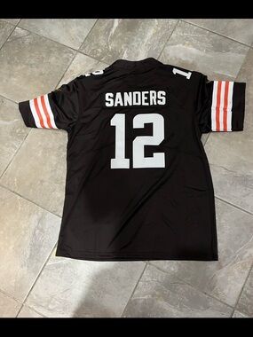 Shedeur Sanders Nike  Cleveland Browns Football Jersey with White Number 12